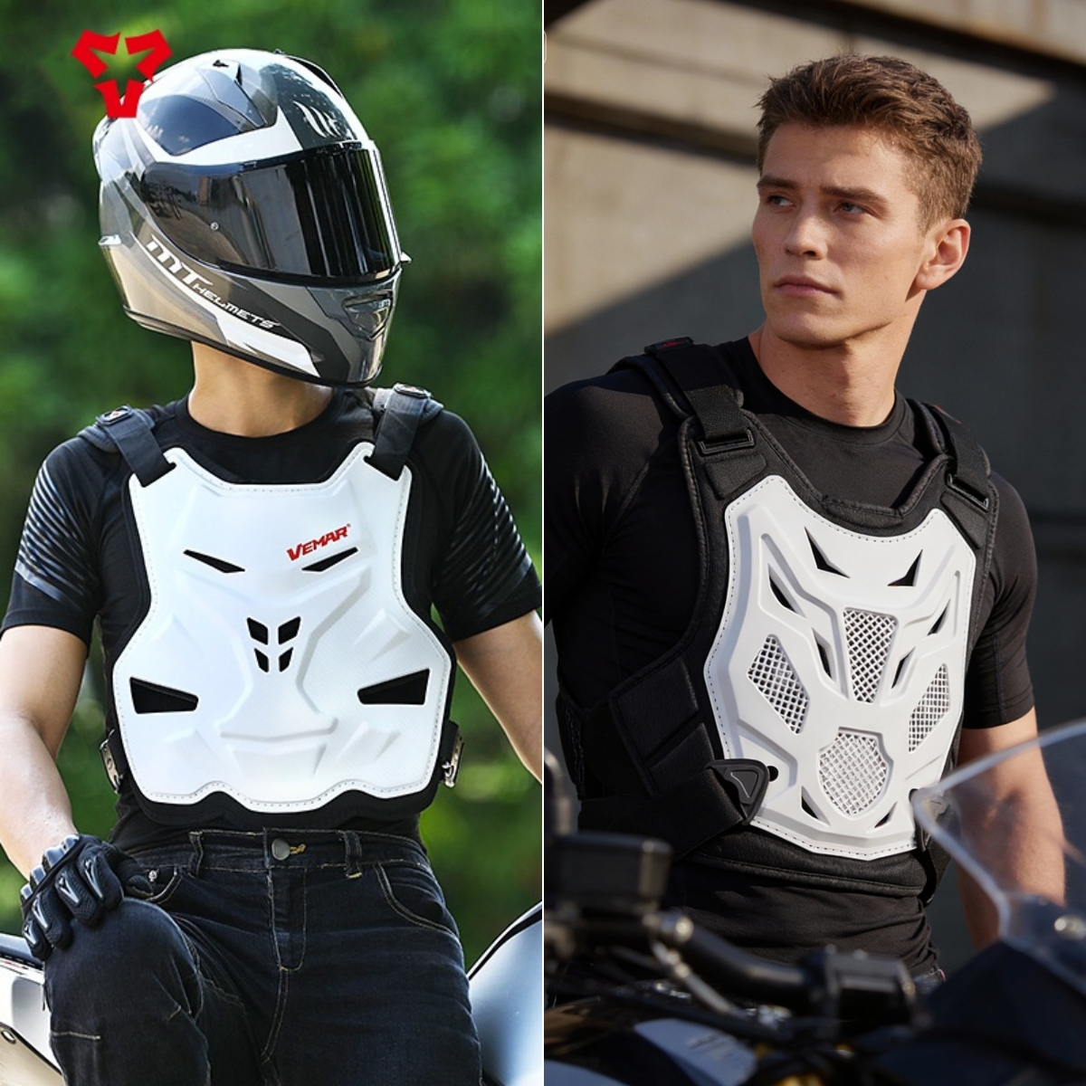 Mountain Biking Body Armour - VEMAR All Season Motocross Armor Vest