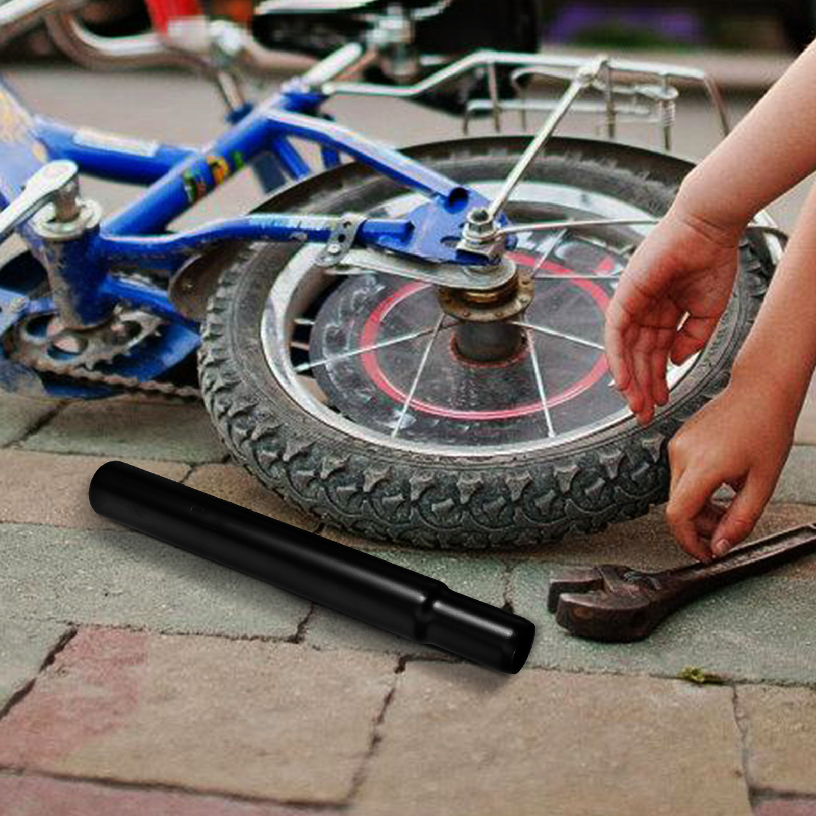 Mountain Biking Track - Childrens Mountain Bike Seatpost Sturdy High-Carbon