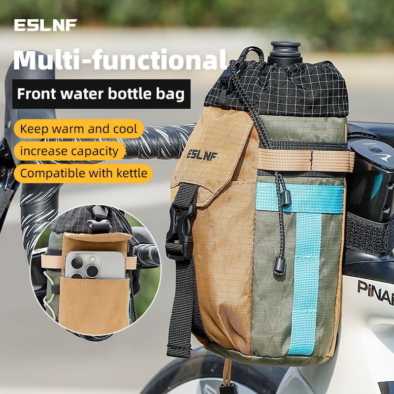 Mountain Biking Hip Pack - Retro Rainproof Bicycle Handlebar Bag Weather-Resistant