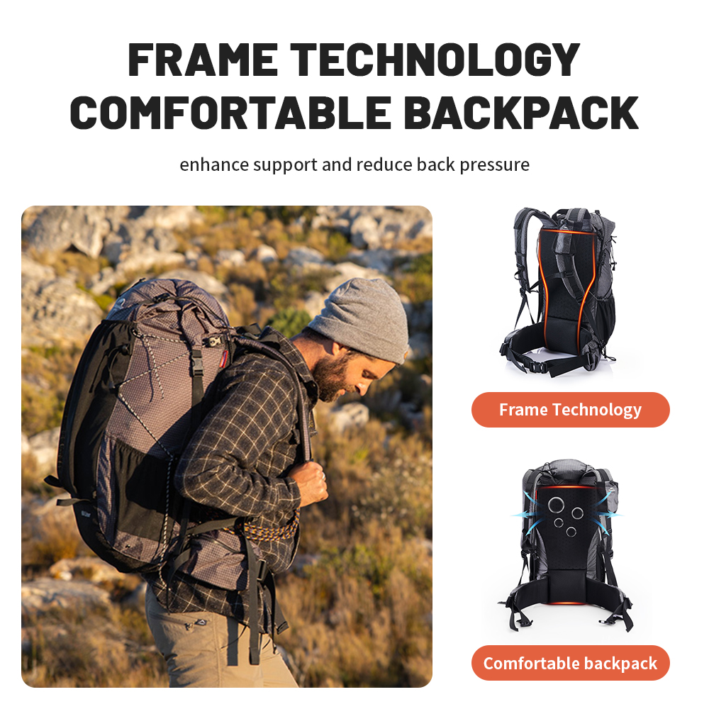 Naturehike Camping Backpack 60 - Mountain Biking Backpack recension och pris