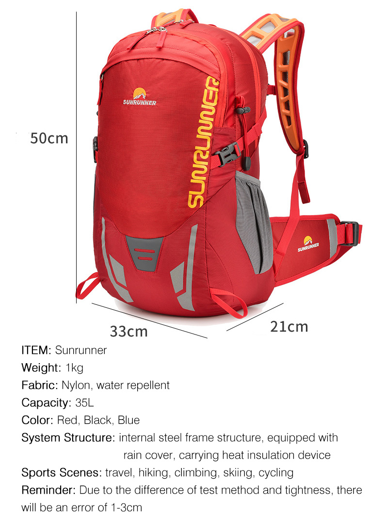 35L Hiking Backpack Bag Large  - Mountain Biking Backpack recension och pris