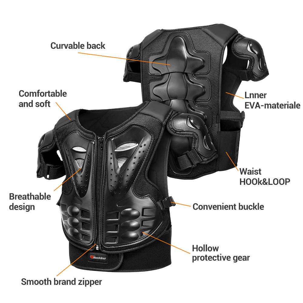 Kid's Motorcycle Armor Chest V - Mountain Biking Body Armour recension och pris