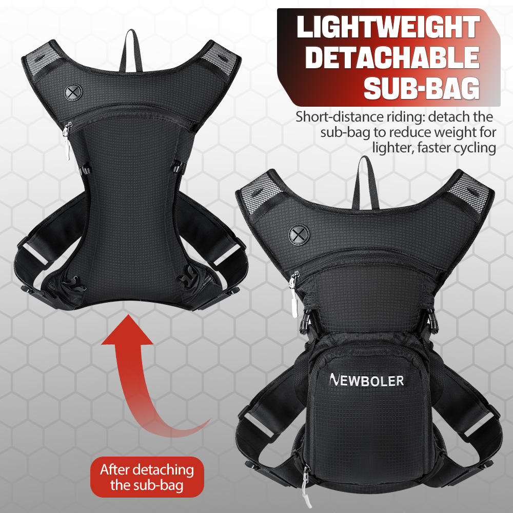 NEWBOLER 8L Motorcycle Cycling - Mountain Biking Backpack recension och pris