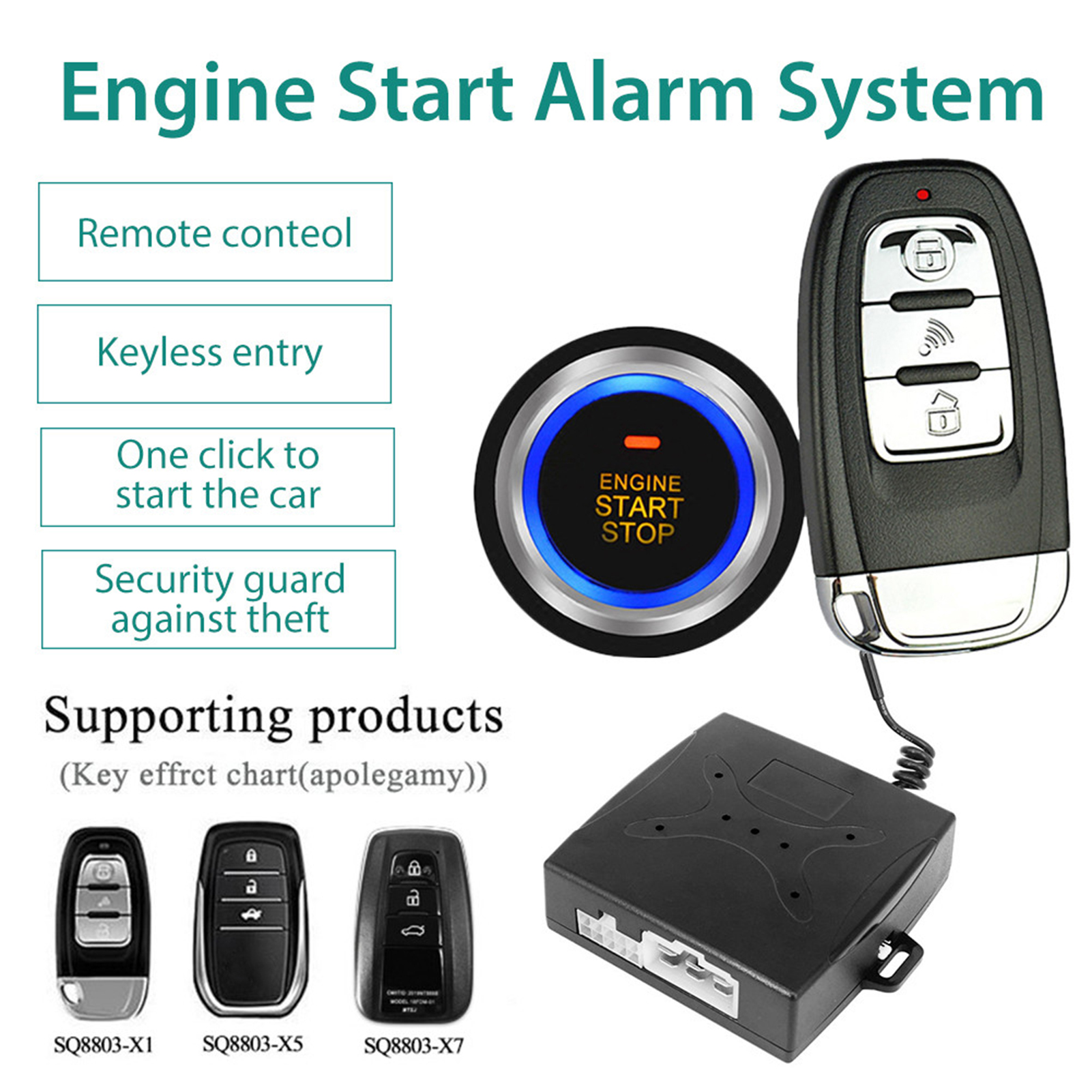 12V Keyless Entry System Car S - Dropper Post Remote recension och pris