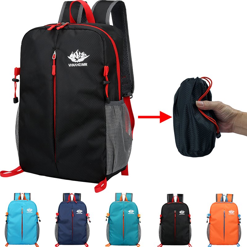 15L Portable Day Pack Foldable - Mountain Biking Backpack recension och pris