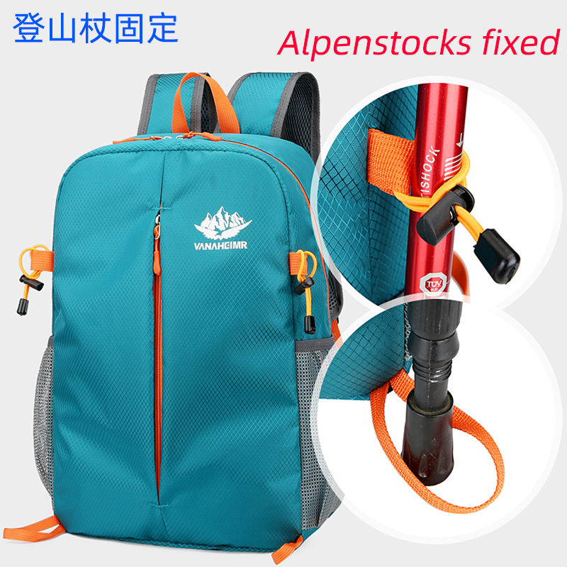 15L Portable Day Pack Foldable - Mountain Biking Backpack recension och pris
