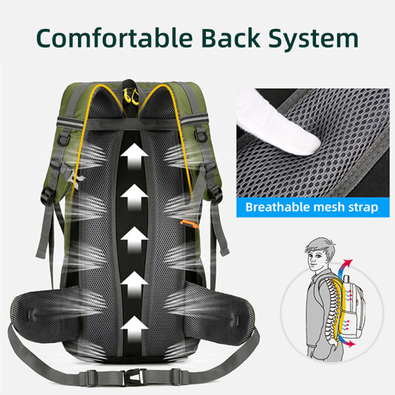 50L Travel Backpack Camping Me - Mountain Biking Backpack recension och pris