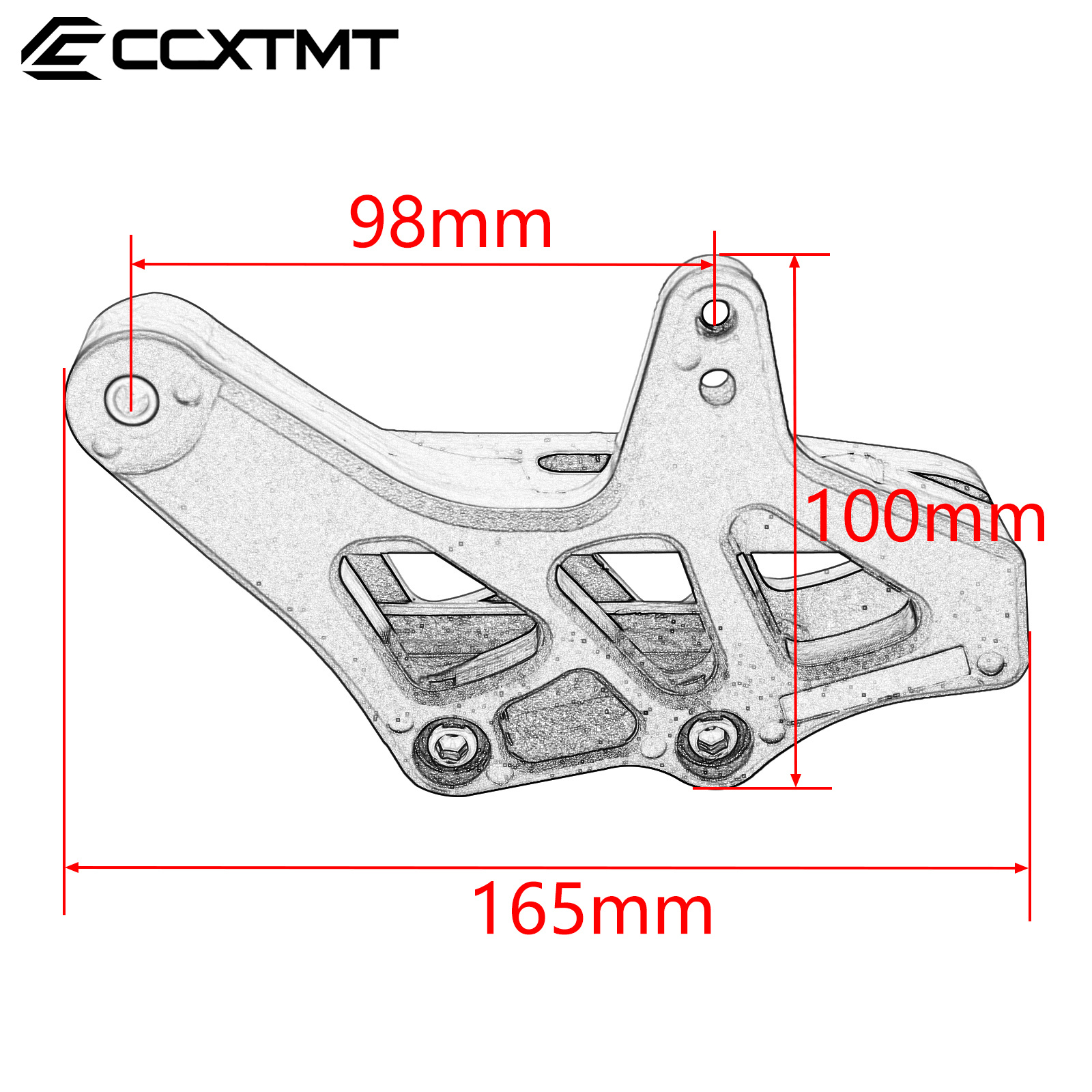 Motorcycle Chain Guide Cover G - Chain Guide Iscg recension och pris