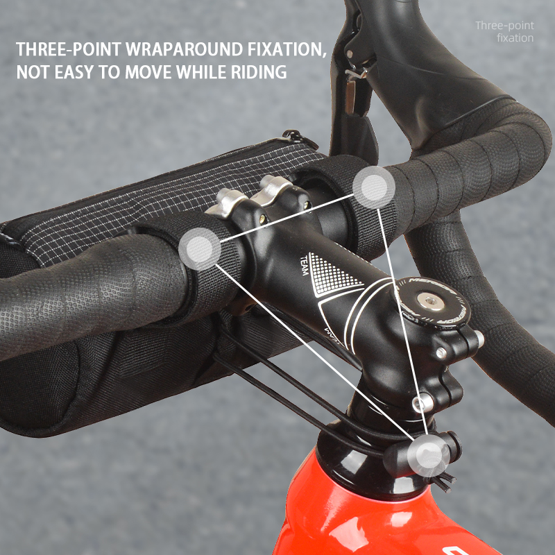Bike Handlebar Bag - 2L Large  - Mountain Biking Hip Pack recension och pris