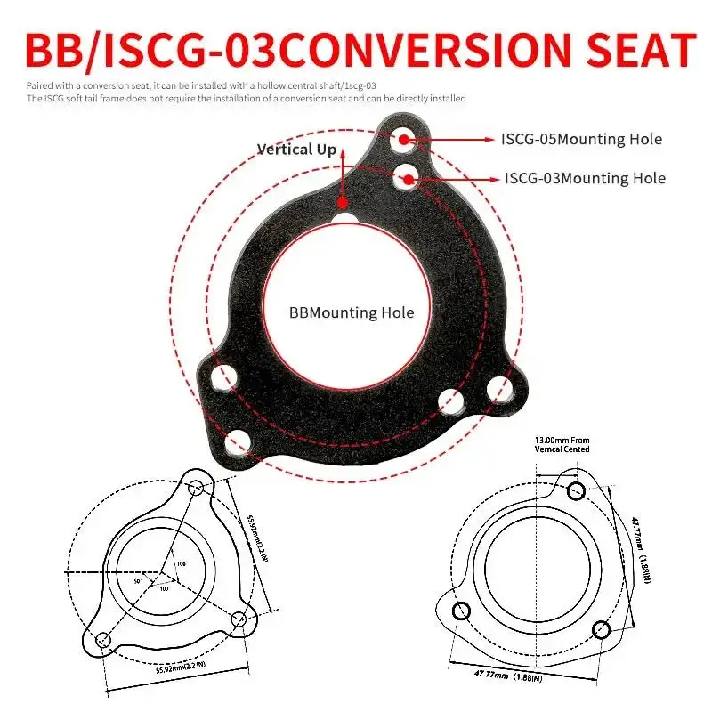 TANKE Bicycle Chain Guide ISCG - Chain Guide Iscg recension och pris