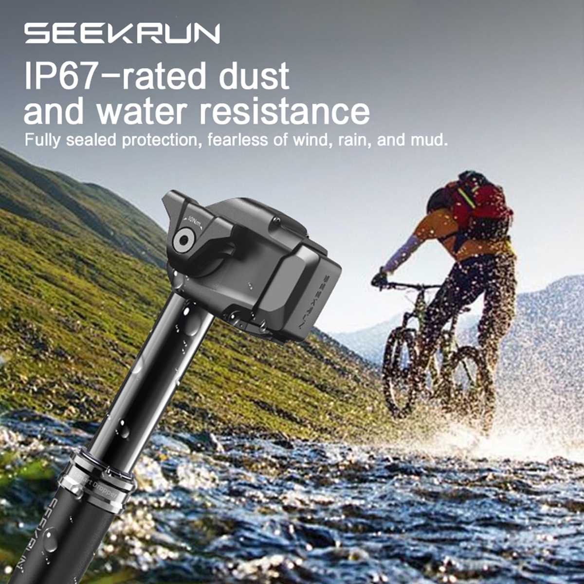 SEEKRUN S7 MTB Wireless Seatpo - Dropper Post Remote recension och pris