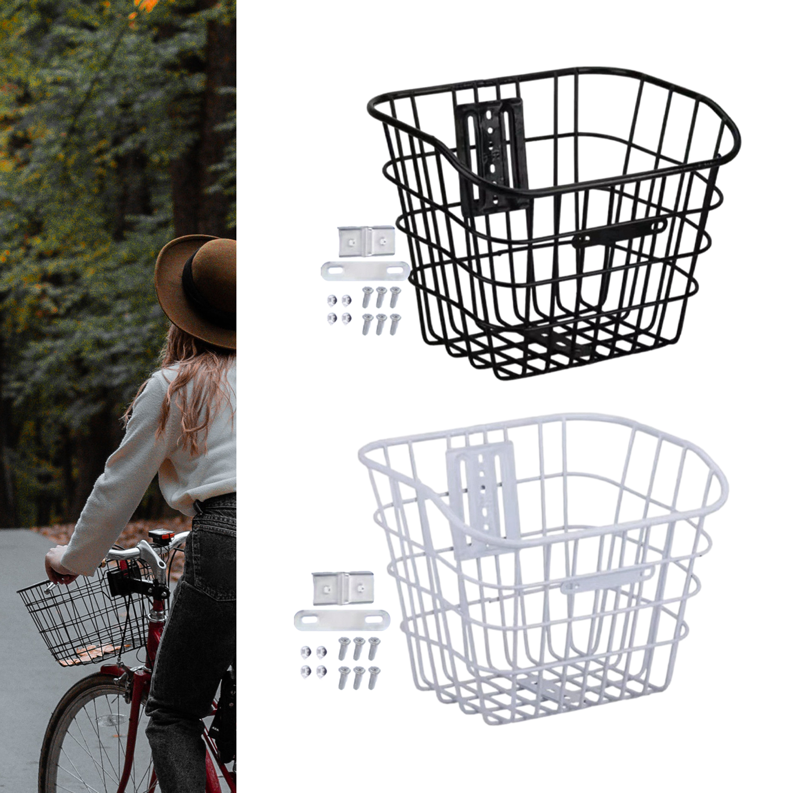 Bicycle Basket Cargo Rack Orga - Mountain Biking Hip Pack recension och pris