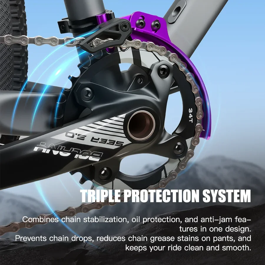BOLANY Aluminum Bike Chain Sta - Chain Guide Iscg recension och pris