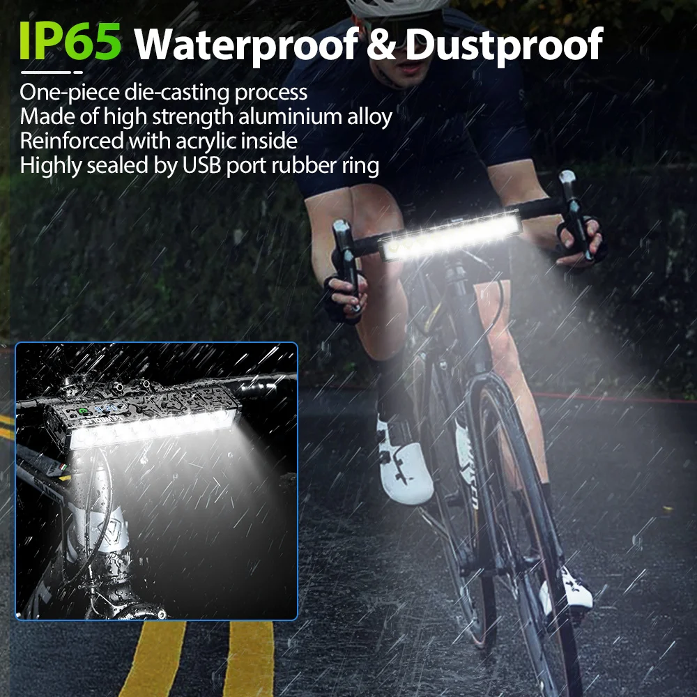 10000mAh Bicycle Light 17 LED  - Mountain Biking Backpack recension och pris