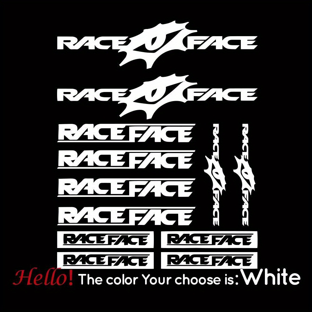 Race Face Bike Sticker Set Wat - Mountain Biking Races recension och pris